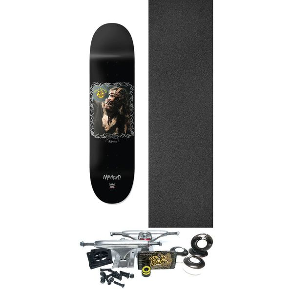 Primitive Skateboarding Carlos Ribeiro Mankind Black Skateboard Deck - 8.5" x 32" - Complete Skateboard Bundle